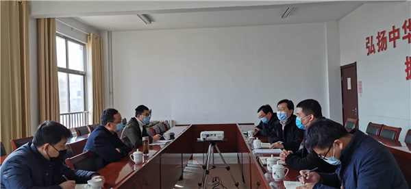 2020年3月10日平邑縣委組織部常務(wù)副部長高慶到公司檢查指導(dǎo)工作
