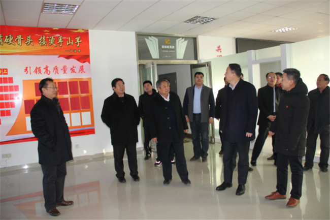 魯南制藥集團(tuán)董事長張貴民蒞臨我公司視察指導(dǎo)